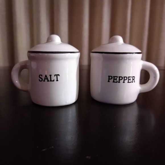 Hobby Lobby Kitchen Farmhouse Ceramic Salt Pepper Shaker Hobby